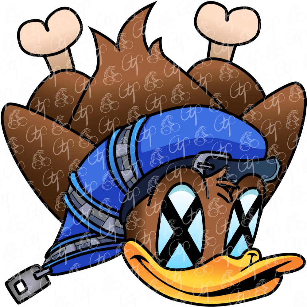 emote kingdom hearts style donald duck rotisserie chicken