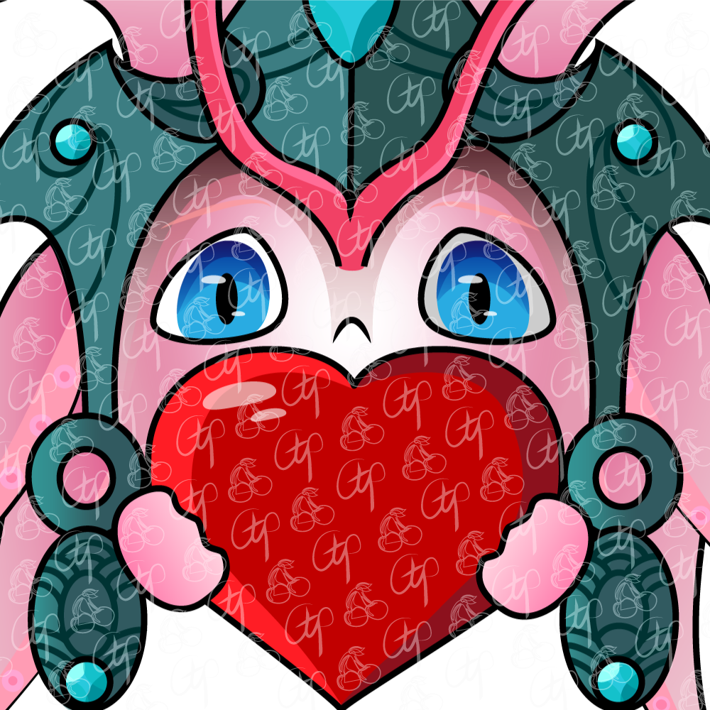 emote character league of legends nami crown holding heart