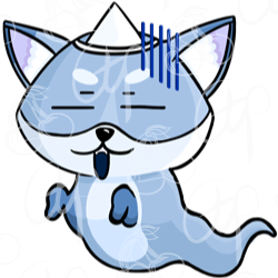 emote fox dead annoyed ghosttail blue